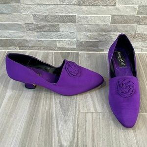 Vintage Kenneth Cole Purple Heels - Size 8 - purple Rose - 80s